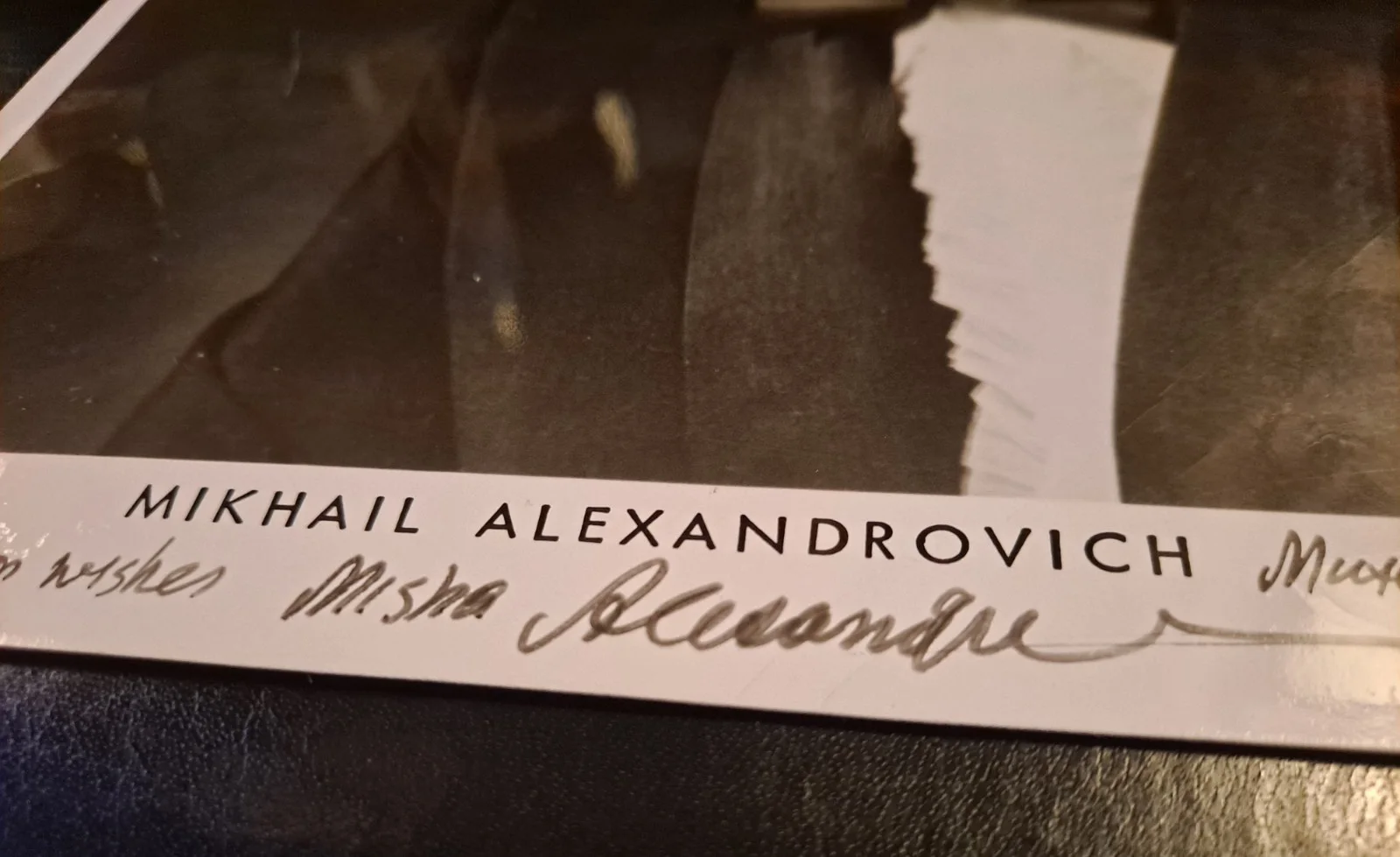 Mikhail Misha Alexandrovich Signed Photograph 8x10 Cantor Tenor Opera Singer, изображение 2