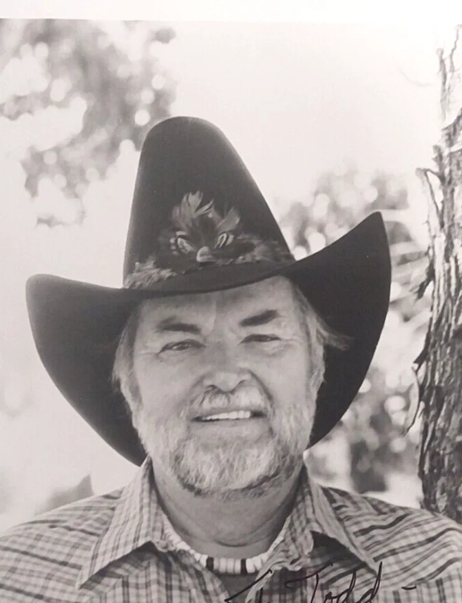 Gregg Palmer — Gregg Palmer Signed 8x10 Photo Autograph Personalized To Todd Western Actor, изображение 4