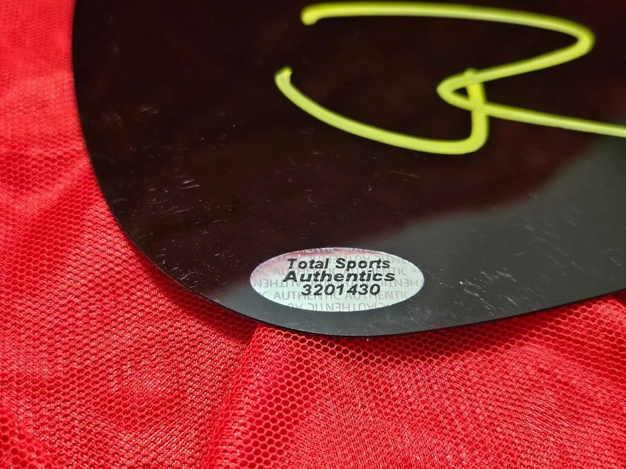 JELLY ROLL HAND SIGNED AUTOGRAPHED GUITAR PICKGUARD COUNTRY SINGER STAR W/ COA, image 3