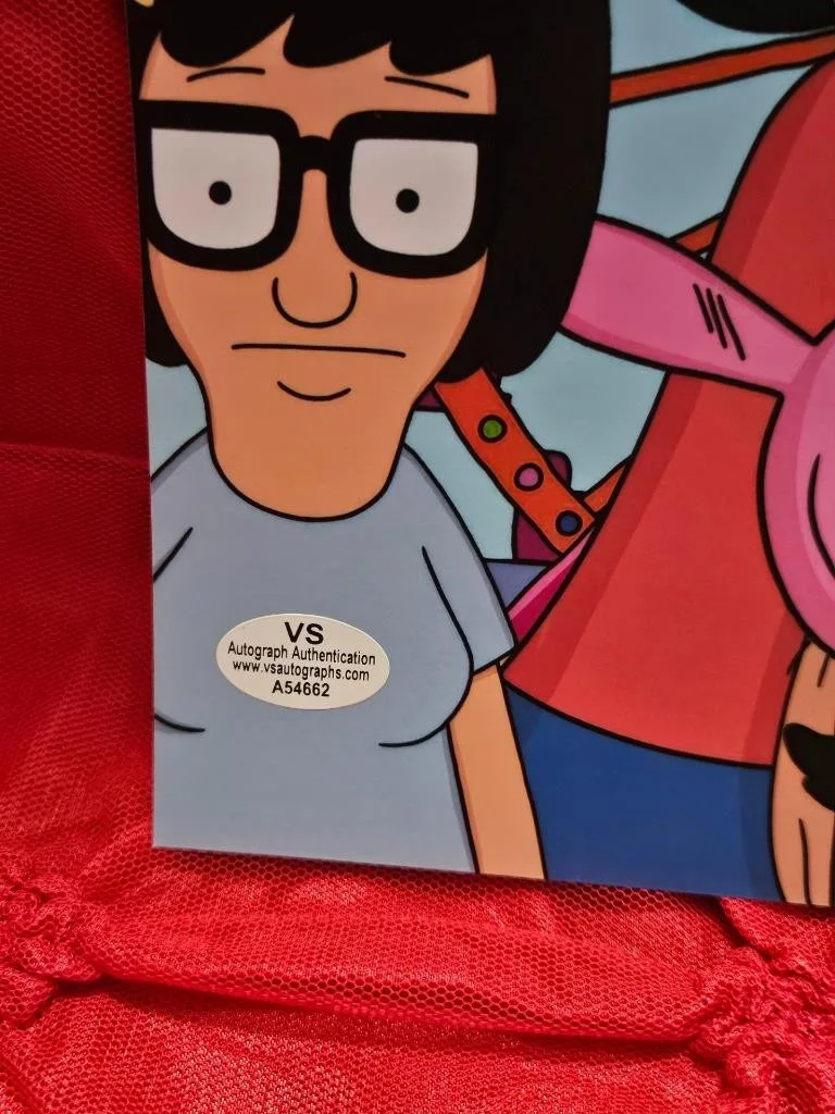H. JOHN BENJAMIN, KRISTEN SCHAAL — JON H BENJAMIN KRISTEN SCHAAL DUAL CAST SIGNED 8X10 PHOTO BOB'S BURGERS COA, изображение 4