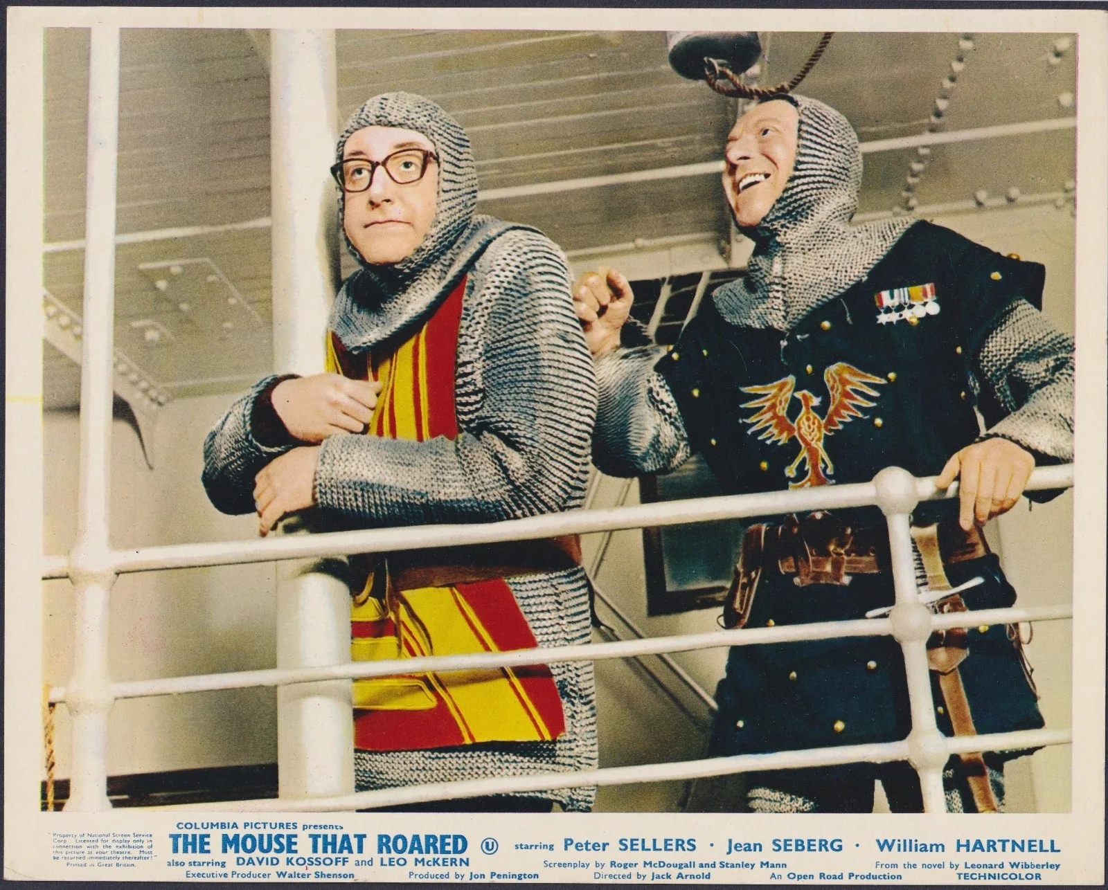 Mouse That Roared 7x ORIGINAL UK FOH Lobby Cards Peter Sellers Jean Seberg 1959, изображение 2