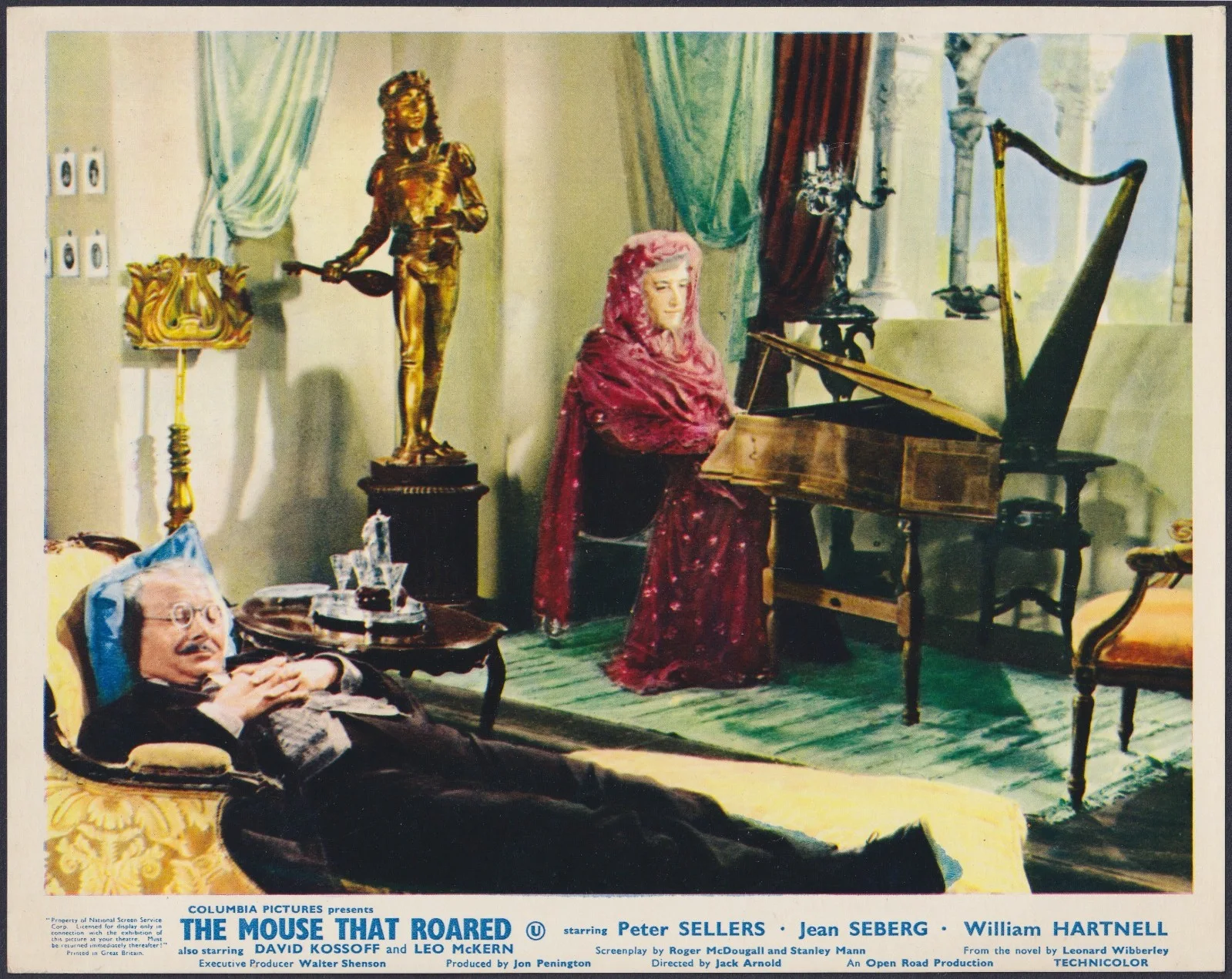 Mouse That Roared 7x ORIGINAL UK FOH Lobby Cards Peter Sellers Jean Seberg 1959, изображение 4