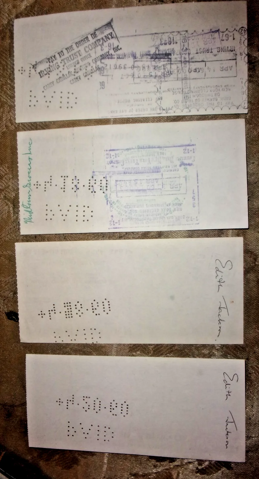 rex harrison — Rex Harrison Oscar winner My Fair Lady signed personal check, image 2