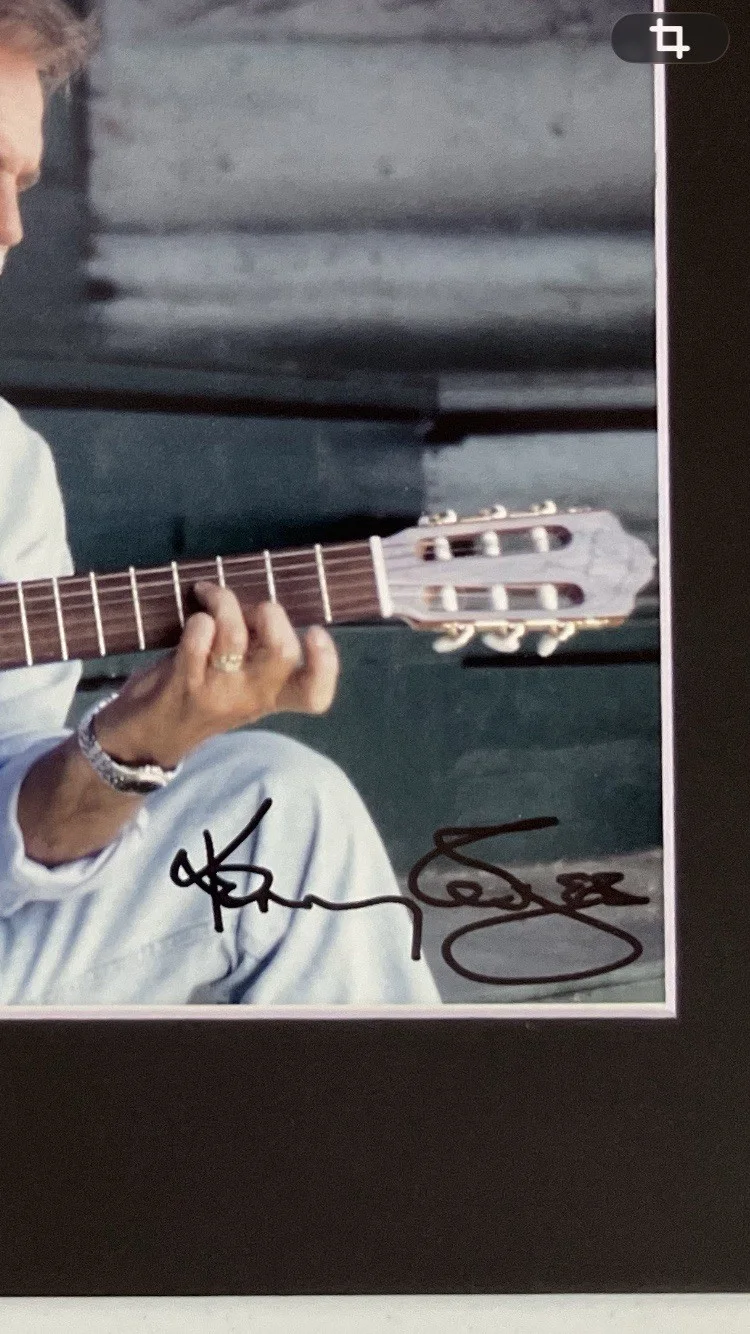 KENNY ROGERS SIGNED/AUTOGRAPHED MATTED 8x10 PHOTO WITH COA, image 2