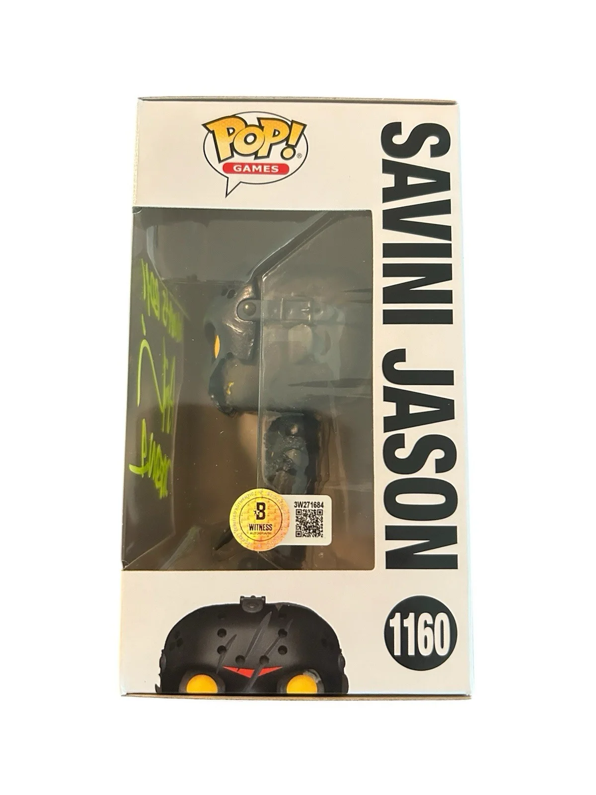 Ari Lehman — Funko Pop Games Savini Jason #1160 Autographed Friday 13th Ari Lehman Beckett, image 2