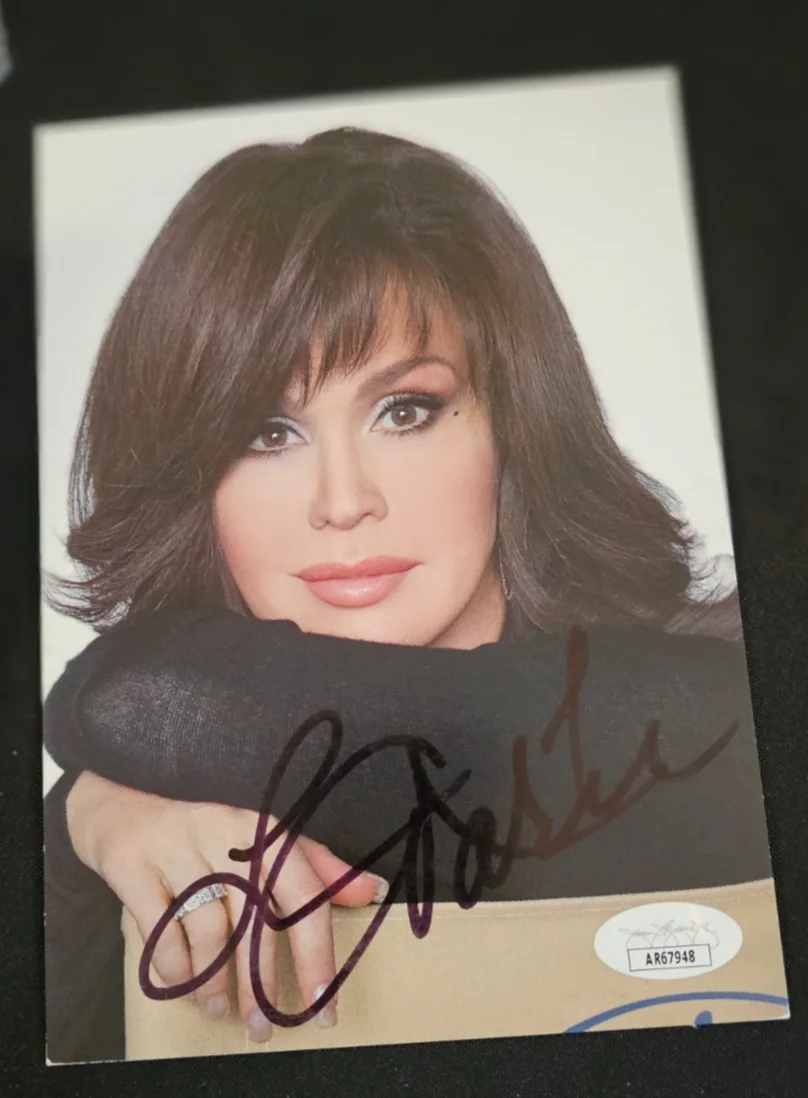 Marie Osmond — Marie Osmond signed JSA 4x6 Autographed Photograph Singer actress auto photo