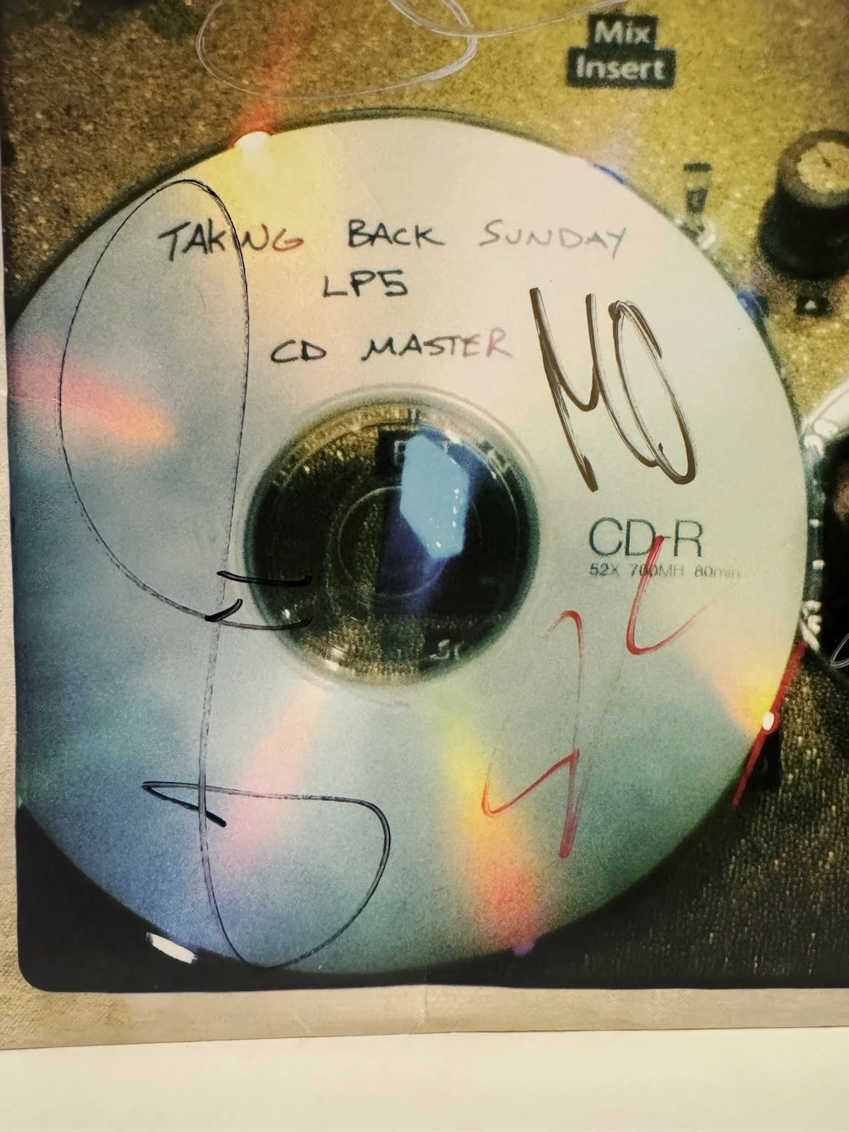 Taking Back Sunday Signed Poster Set Self Titled Limited Ed Collectible NO CD, изображение 2