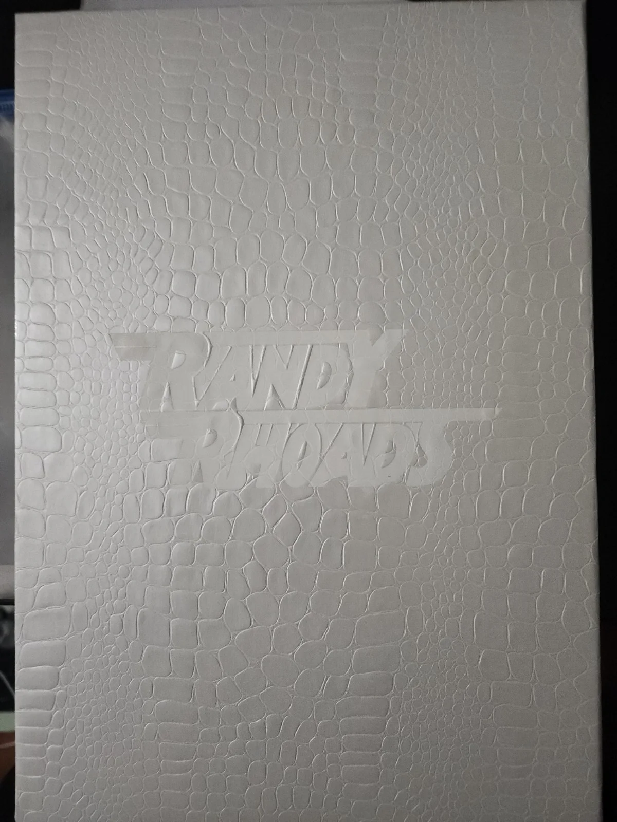 Randy Rhoads by Ross Halfin Signed by OZZY & ROSS (Deluxe Leather Edition), image 2