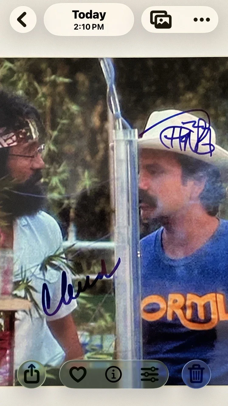 CHEECH AND CHONG SIGNED/AUTOGRAPHED MATTED 8x10 PHOTO WITH COA, image 2