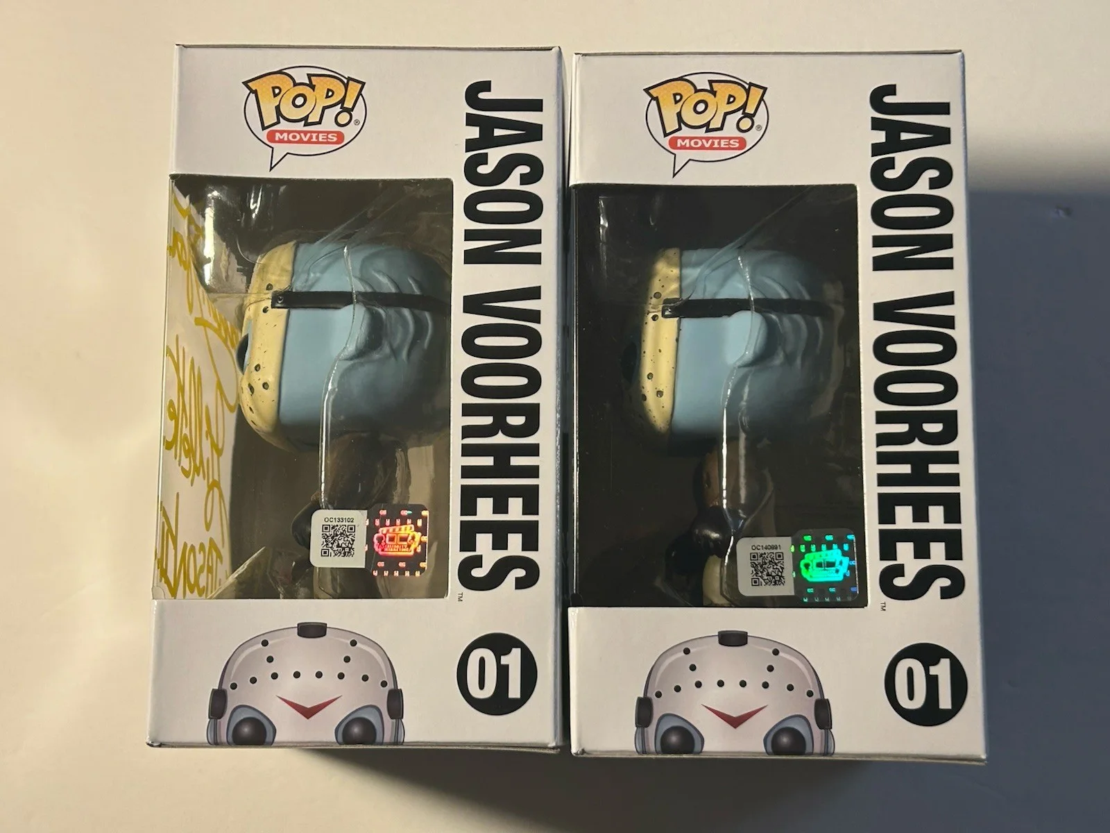 Kane Hodder — Set of 2 Jason Voorhees Signed Funko POPs Kane Hodder & Warrington Gillette, изображение 2