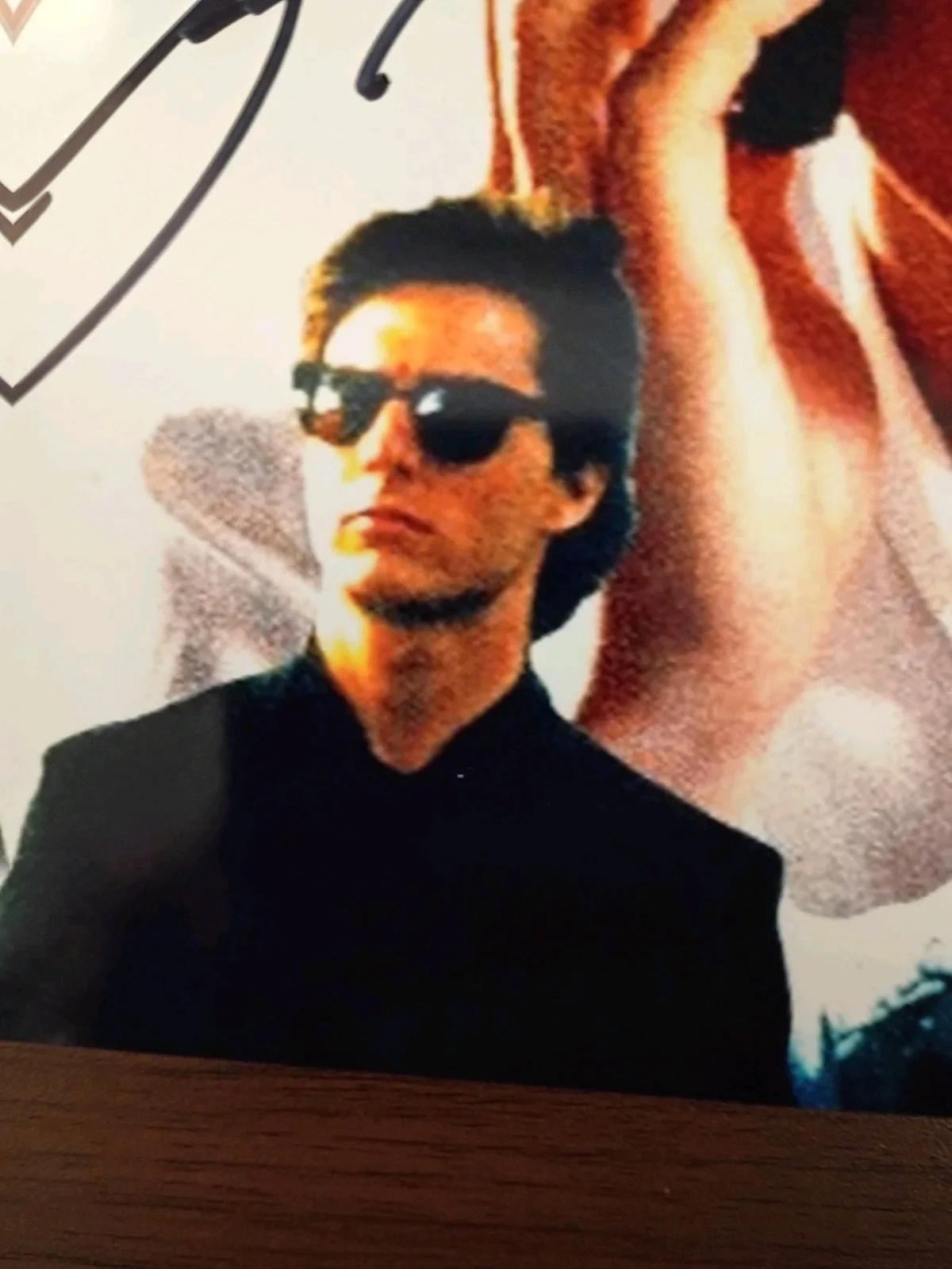 Tom Cruise — Tom Cruise Top Gun Signed 8x10 Photo COA W/Matching Numbered Sticker, image 4