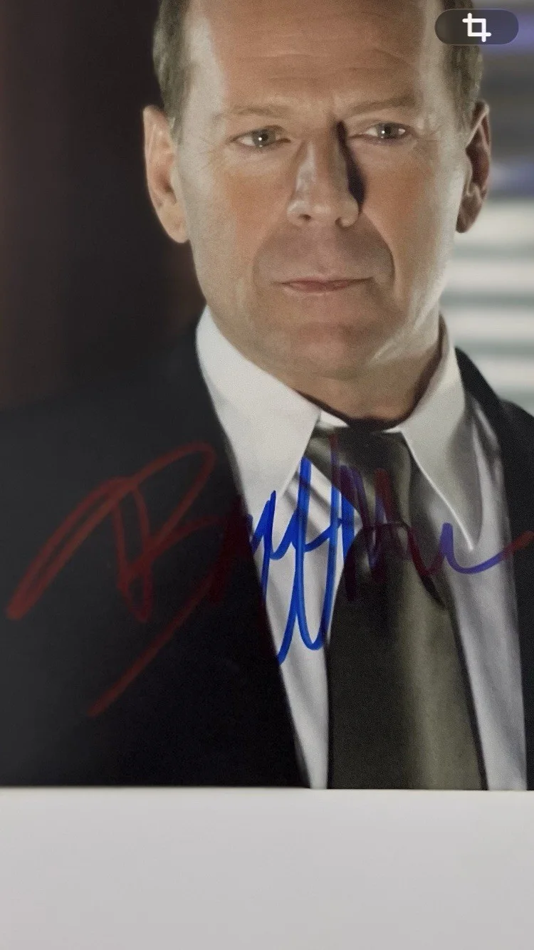 BRUCE WILLIS SIGNED/AUTOGRAPHED MATTED 8x10 PHOTO WITH COA, image 2