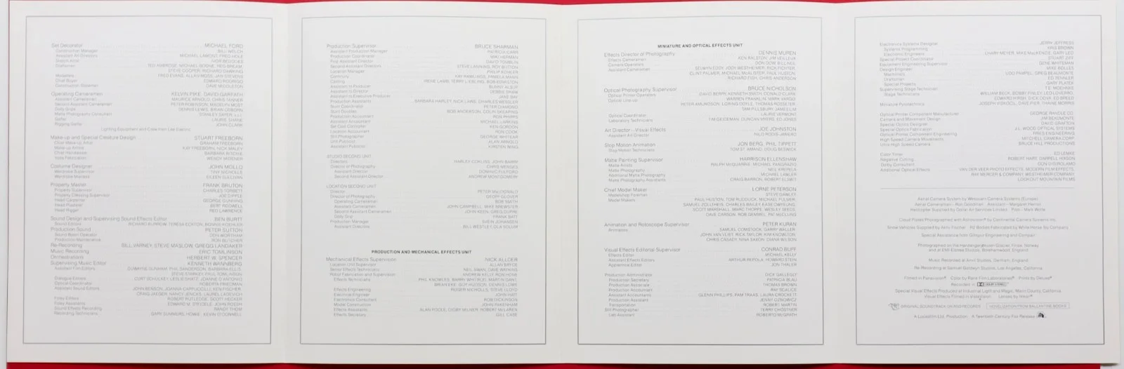 Star Wars Empire Strikes Back ORIGINAL Fold Out Press Book George Lucas 1980, изображение 3
