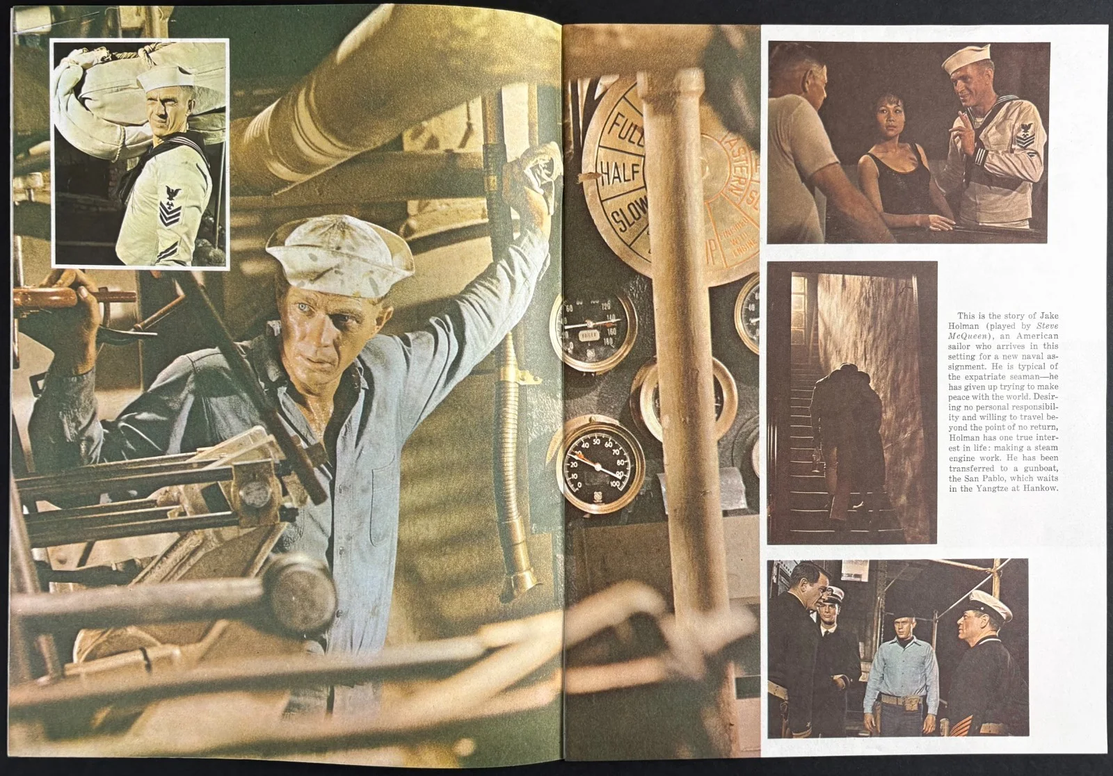 Sand Pebbles ORIGINAL Film Brochure Steve McQueen Richard Attenborough 1966, image 2