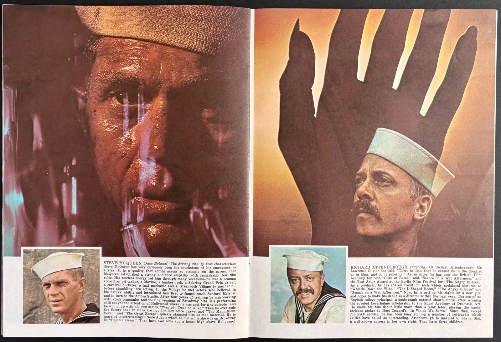 Sand Pebbles ORIGINAL Film Brochure Steve McQueen Richard Attenborough 1966, image 3