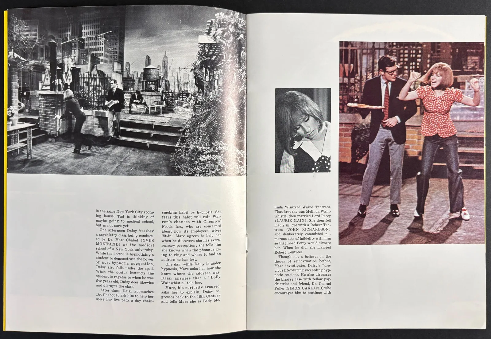 On a Clear Day You Can See Forever ORIGINAL Film Brochure Barbra Streisand 1970, изображение 2