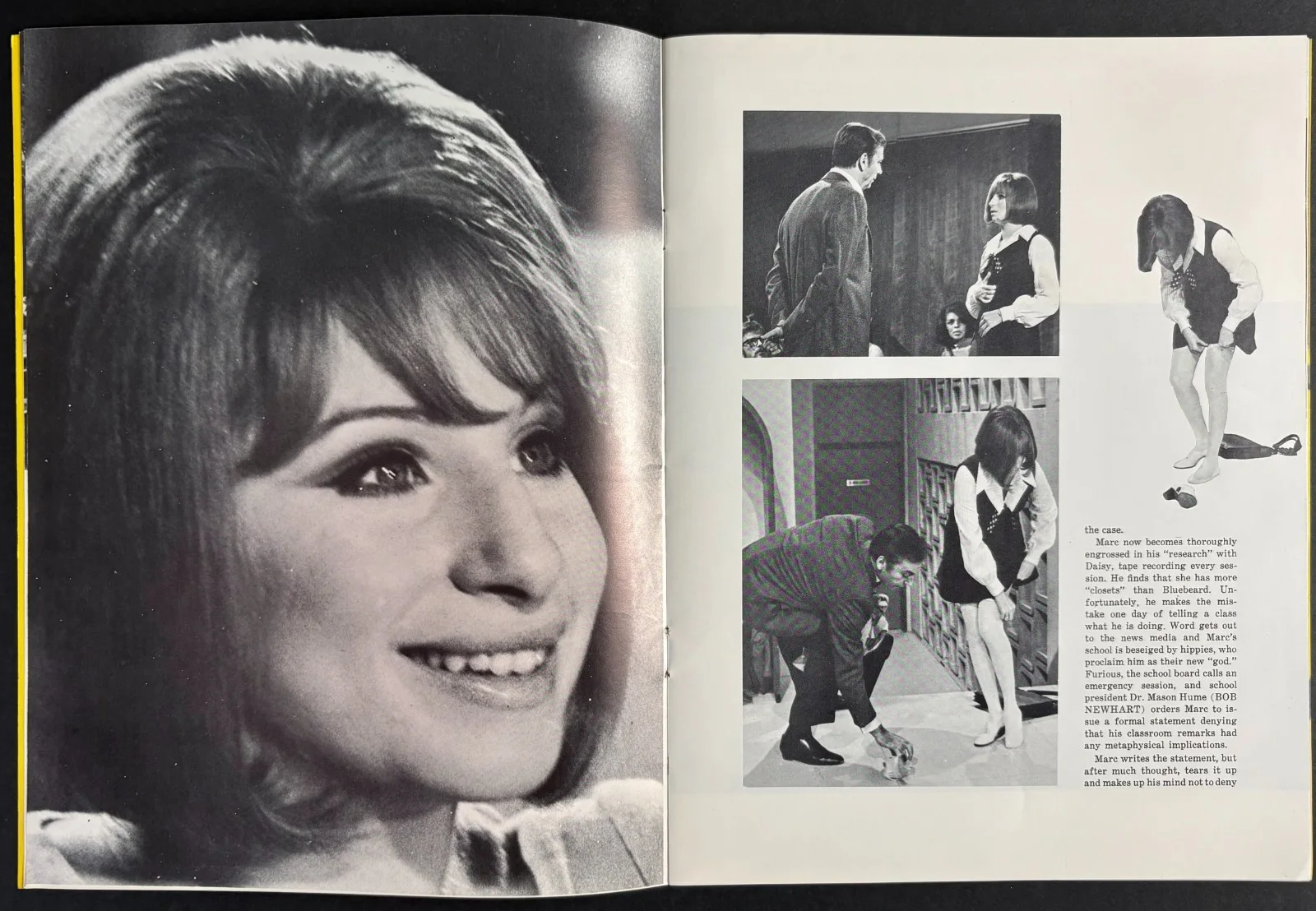 On a Clear Day You Can See Forever ORIGINAL Film Brochure Barbra Streisand 1970, изображение 3