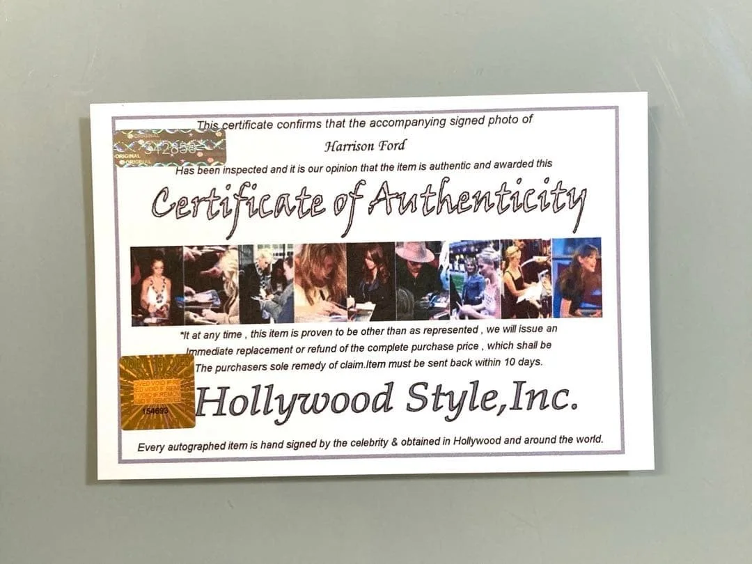 Harrison Ford — Harrison Ford Signed Photo 5x7 Star Wars Autograph With Certificate, image 4