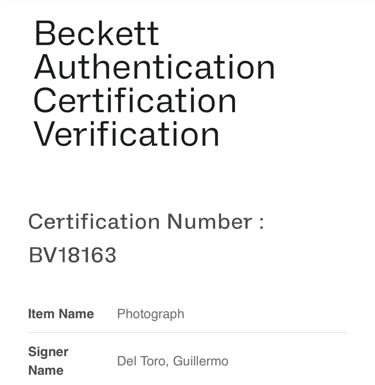 Guillermo Del Toro — GUILLERMO DEL TORO SIGNED AUTOGRAPH 12x18 FRANKENSTEIN PHOTO BECKETT BV18163, image 4