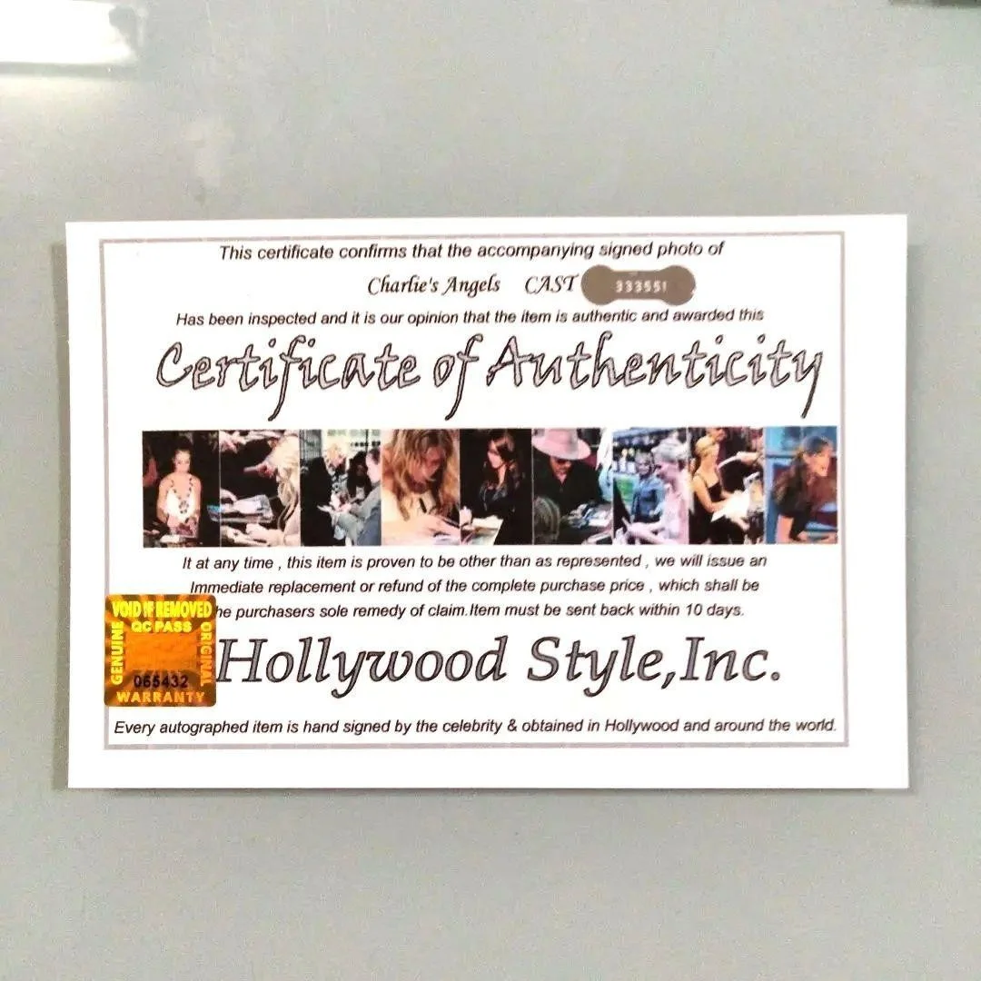 Charlies Angels Cast — Charlies Angels Cast Signed Photo 10x8 Kristen Stewart Naomi Scott Balinska, изображение 5