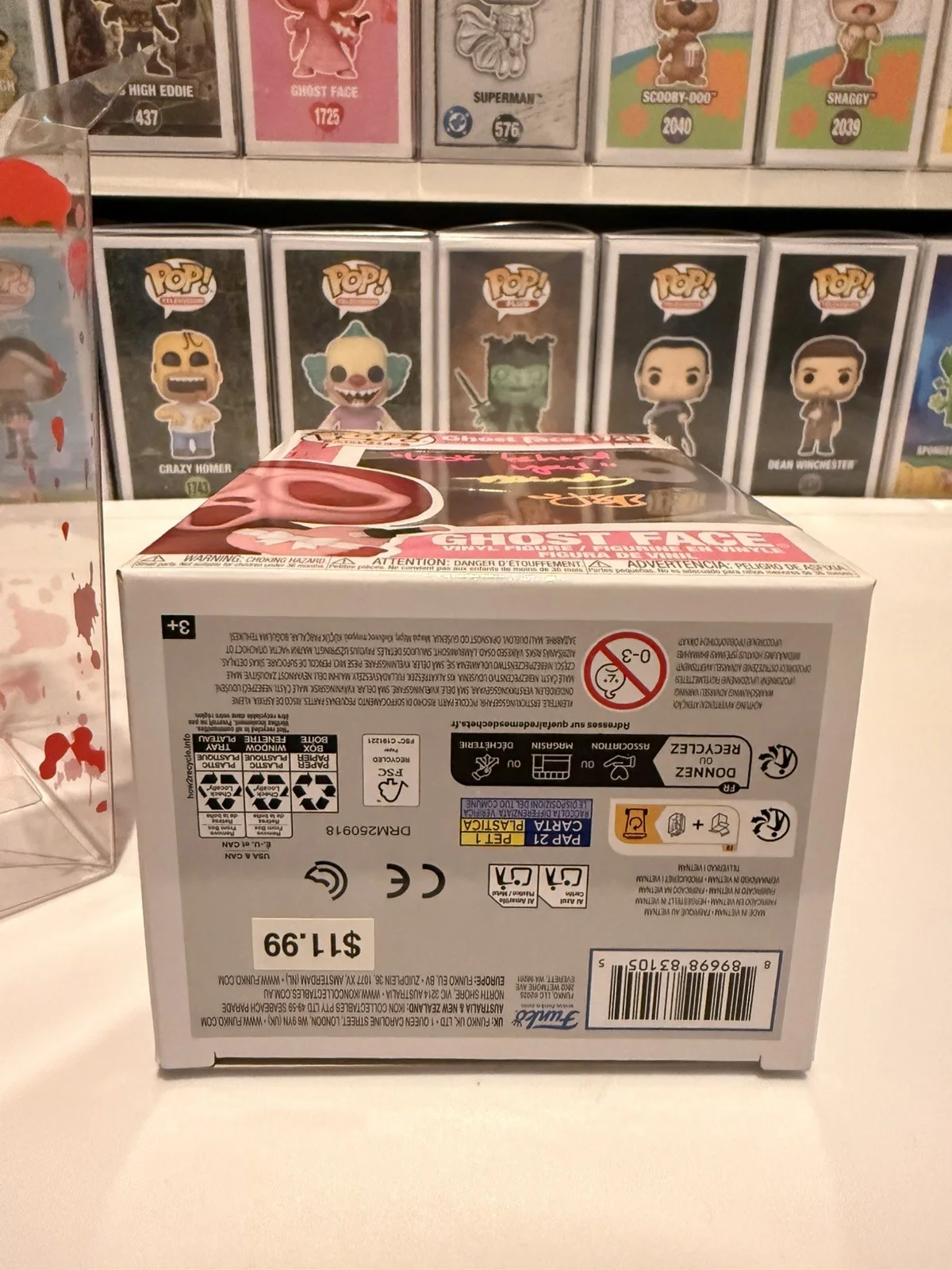 Jasmin Savoy Brown — Jasmin Savoy Brown autographed signed Ghostface Funko Pop #1725, image 3