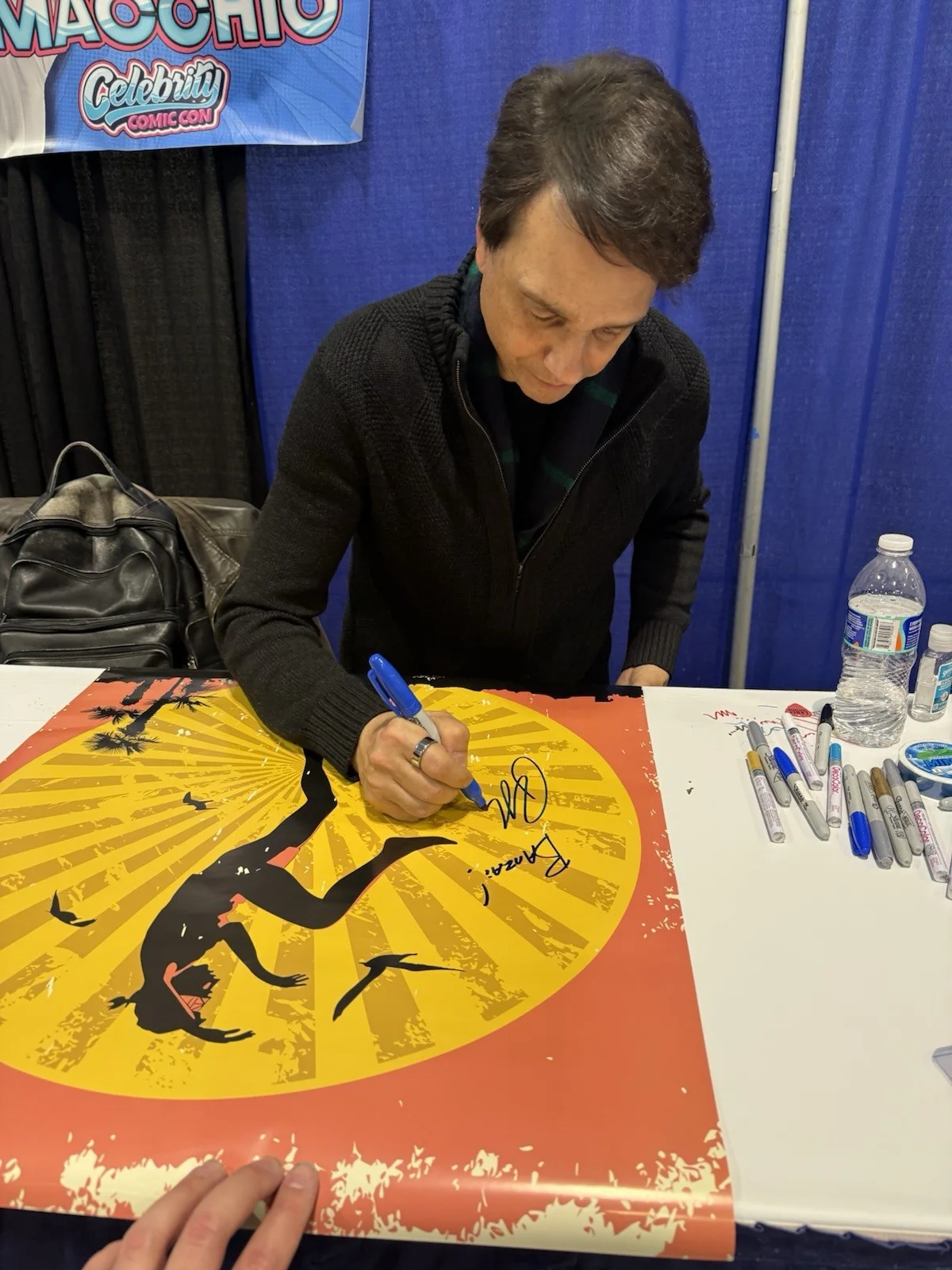 Ralph Macchio AUTOGRAPH SIGNED 24x36 Karate Kid Poster Quote PROOF, image 2