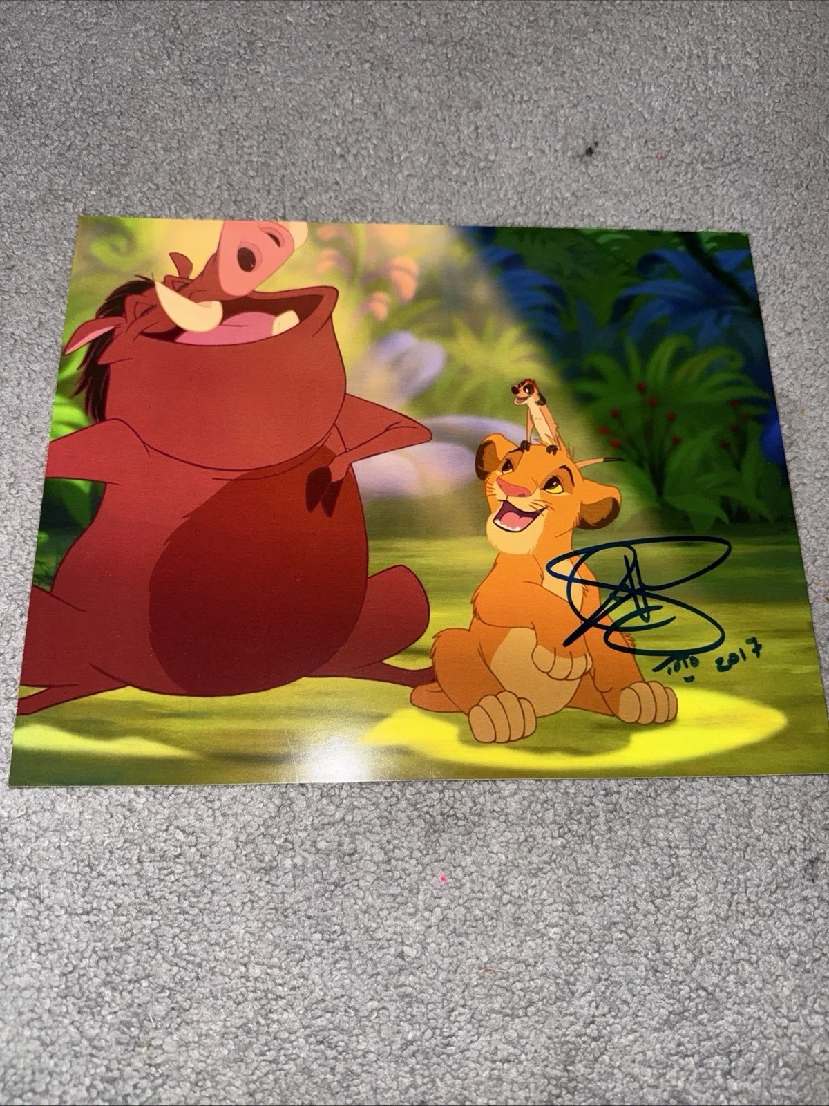 Joseph Williams AUTOGRAPH SOGNED Lion King 8x10 Simba Toto, image 3