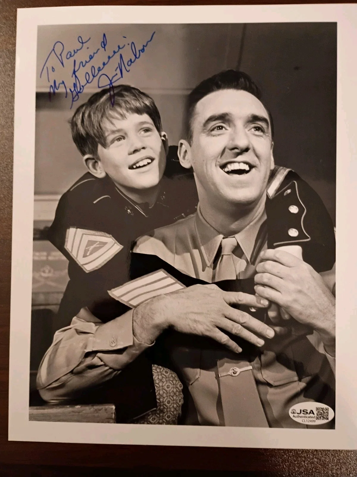 Jim Nabors — JIM NABORS Signed Autographed 8x10 Photo as GOME PYLE (d.2017) JSA COA