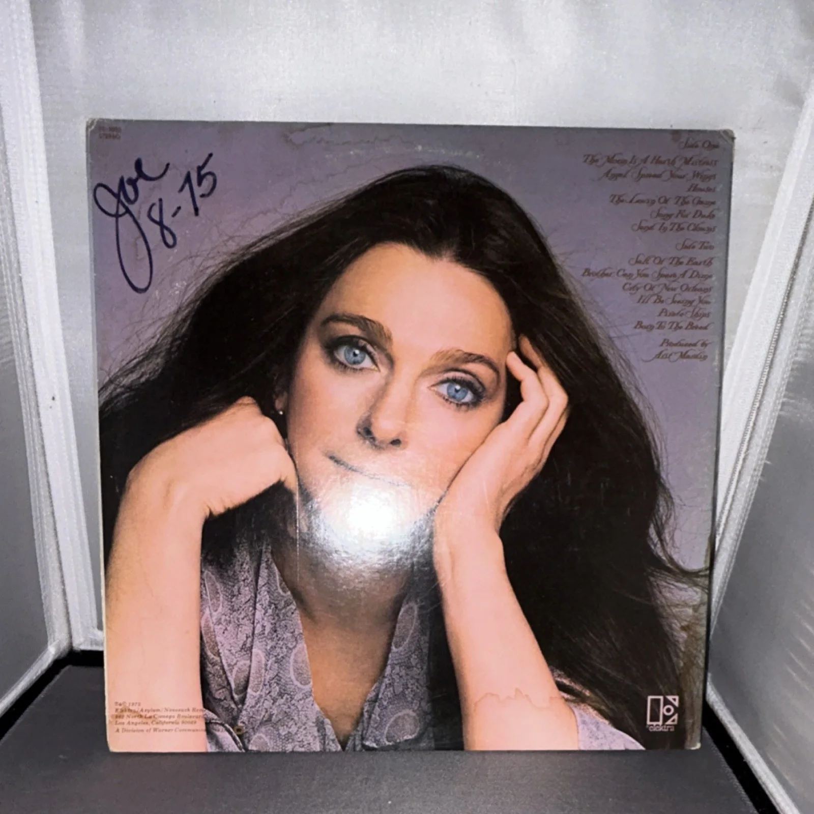 Judy Collins Judith Autographed Original Vinyl Record Gatefold Elektra EC 6166, image 3