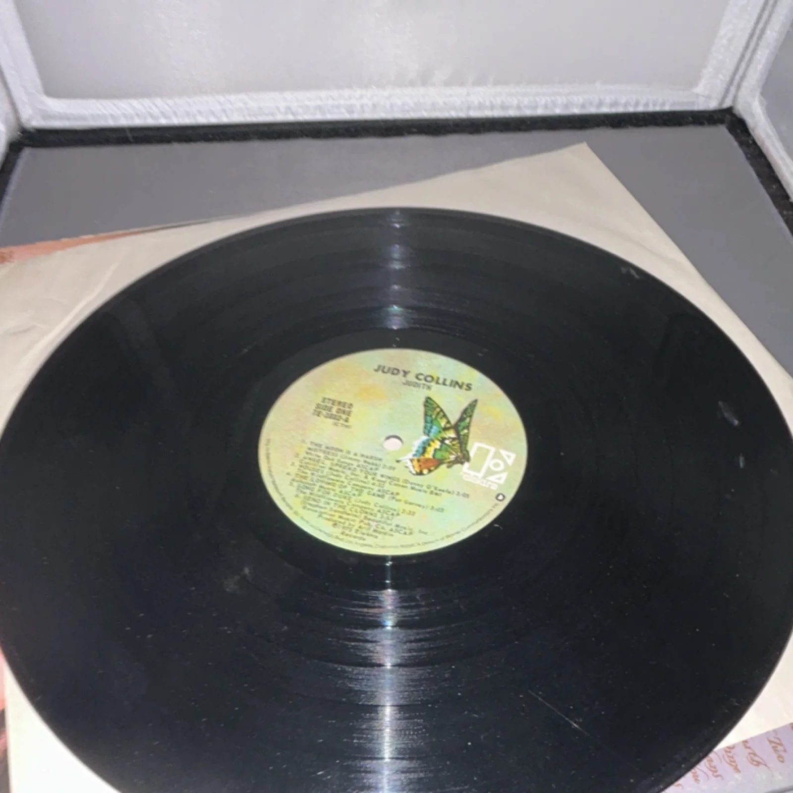 Judy Collins Judith Autographed Original Vinyl Record Gatefold Elektra EC 6166, image 5