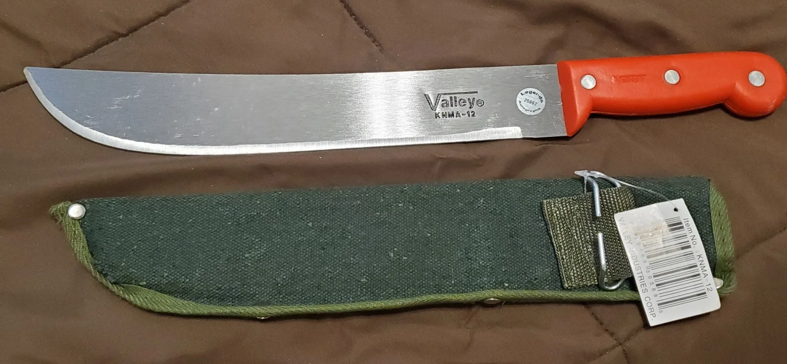 Warrington Gillette Friday the 13th Signed Machet/Knife COA, image 2
