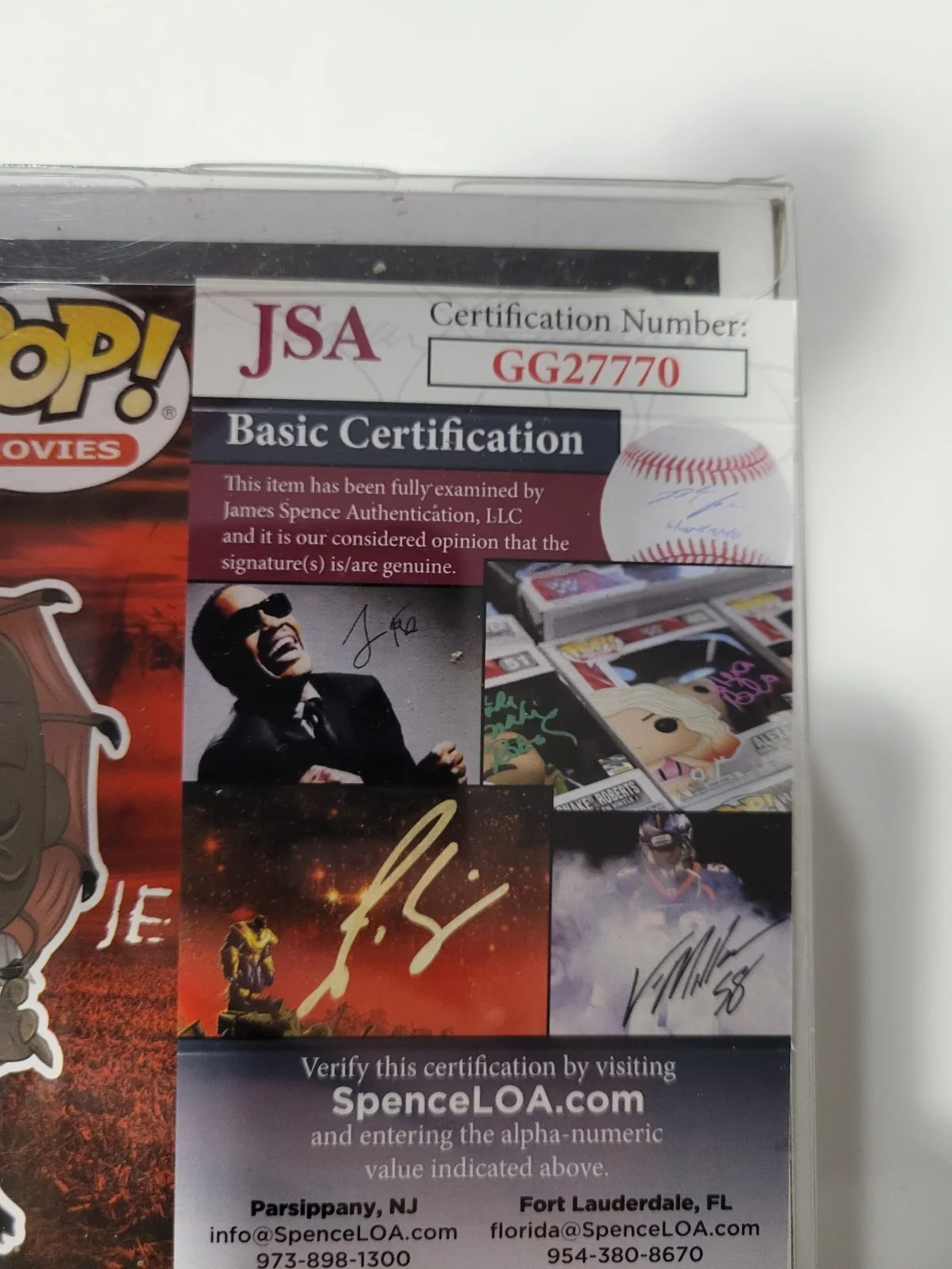 Jonathon Breck — Jonathon Breck Signed Creeper Funko #848. JSA Certified, image 4