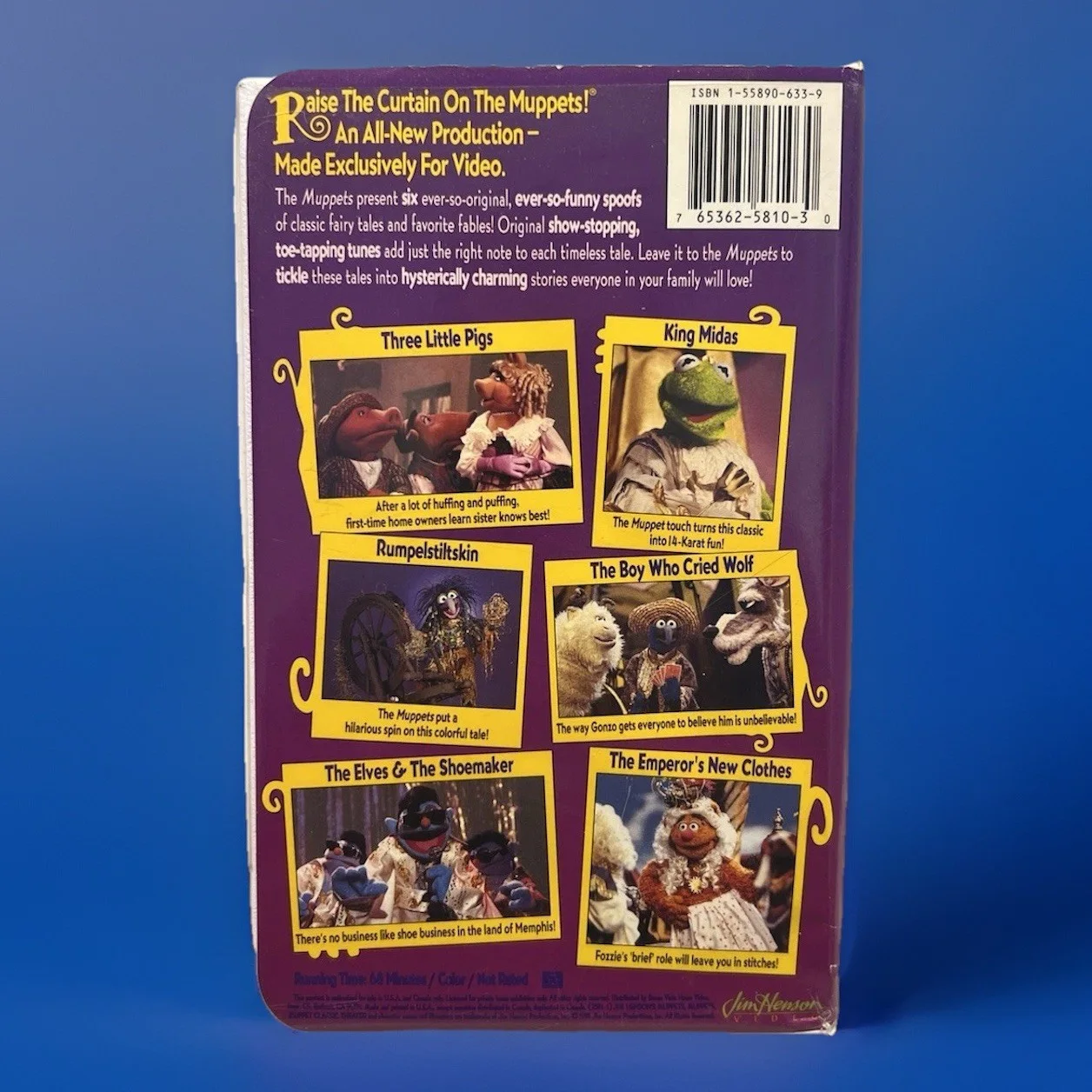 Steve Whitmire — RARE! Steve Whitmire Signed Muppets Classic Theatre Kermit Autographed VHS Rizzo, изображение 3
