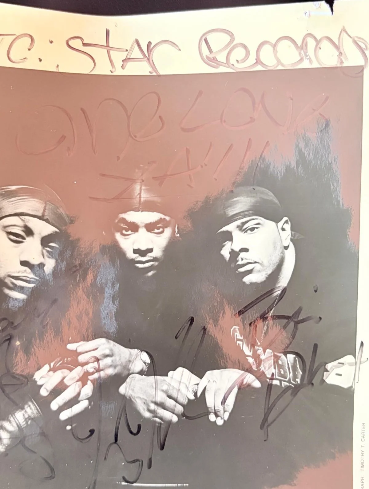MARION BRANDO, BIG DUBEZ, KING KIRK — SPORTY THIEVZ SIGNED AUTOGRAPHED 8X10 PHOTO BRANDO DUBEZ KIRK RARE PSA COA, изображение 5