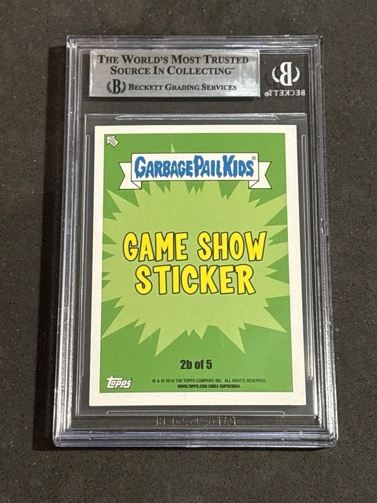 VANNA WHITE 2016 TOPPS GARBAGE PAIL KIDS SIGNED AUTOGRAPHED CARD BAS AUTHENTIC, image 2