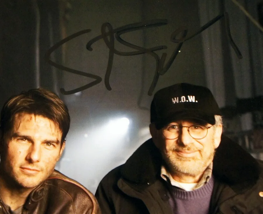 Tom Cruise, Steven Spielberg — *PSA/DNA* TOM CRUISE & STEVEN SPIELBERG Double-Signed War of the Worlds Photo!, изображение 3