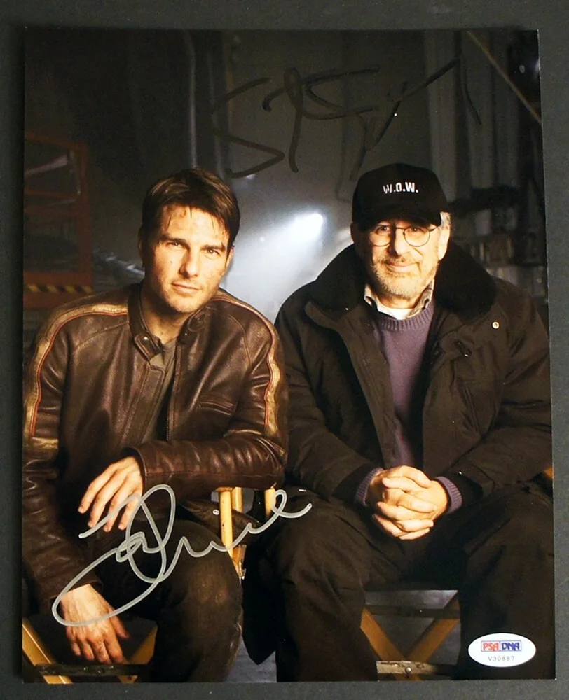 Tom Cruise, Steven Spielberg — *PSA/DNA* TOM CRUISE & STEVEN SPIELBERG Double-Signed War of the Worlds Photo!, изображение 4