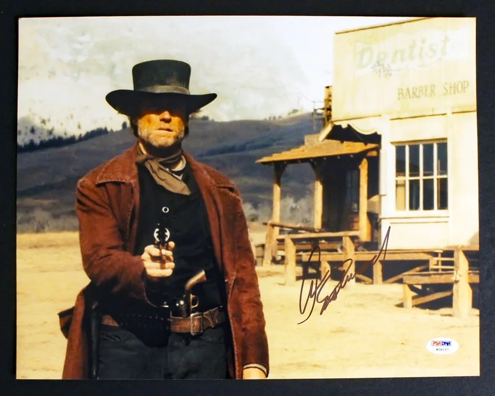 Clint Eastwood — *PSA Letter Certified* CLINT EASTWOOD SIGNED Large 11x14 Photo (Pale Rider)!, изображение 2