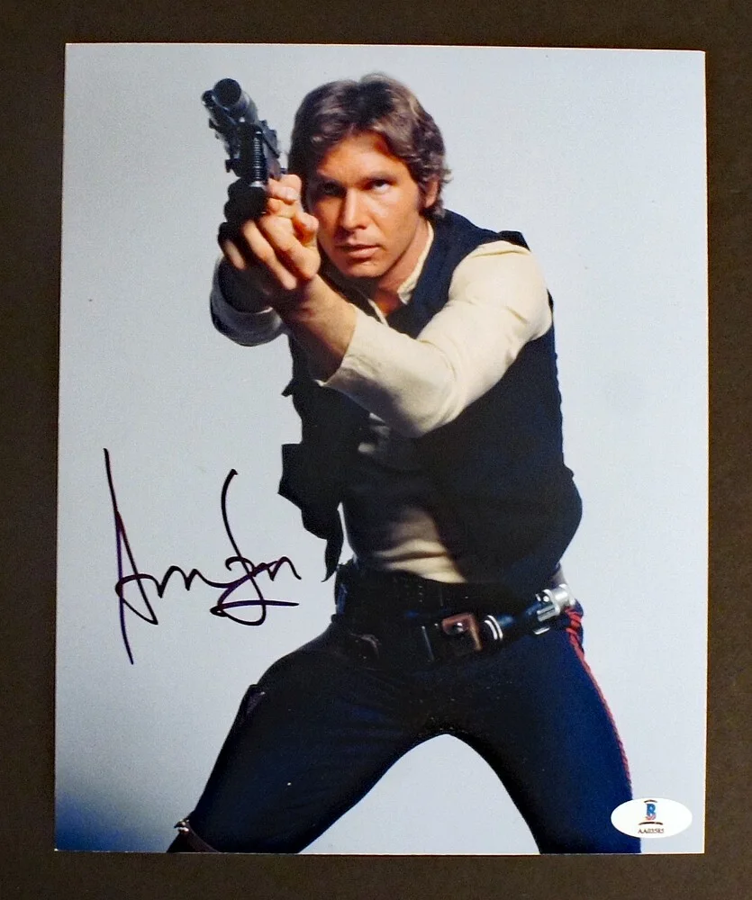 Harrison Ford — HARRISON FORD SIGNED 8x10 Star Wars Photo with full Beckett LOA!, изображение 2