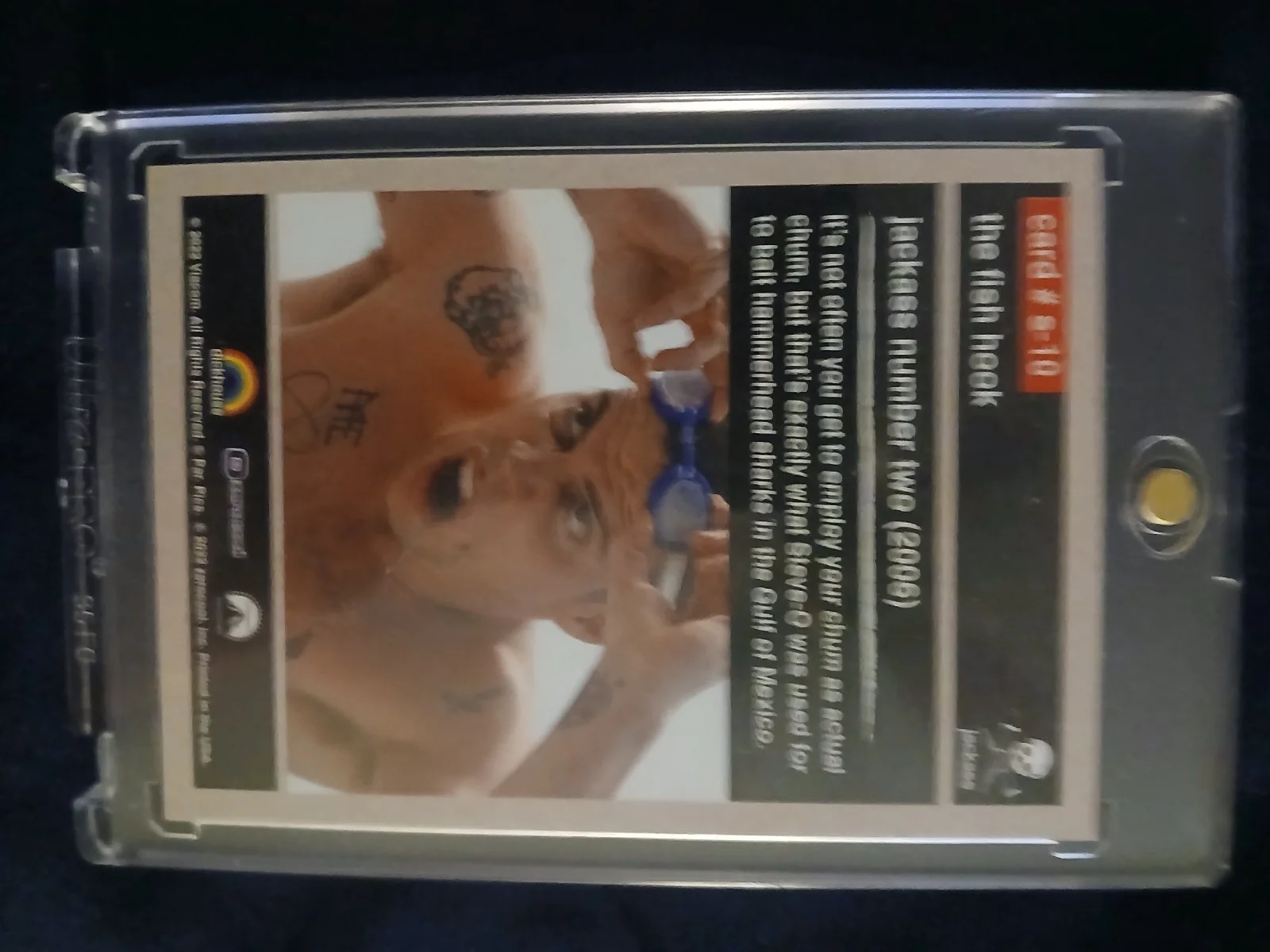 Zerocool Jackass Steve-O The Fish Hook #S-10 Silver Refractor, image 3