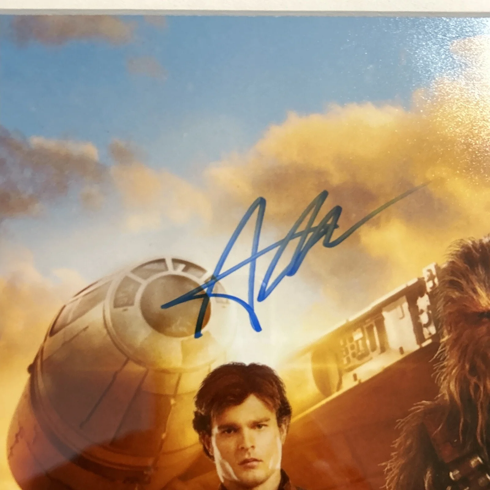 Alden Ehrenreich — Alden Ehrenreich Signed Solo A Star Wars Story 11x16 Framed JSA, изображение 3