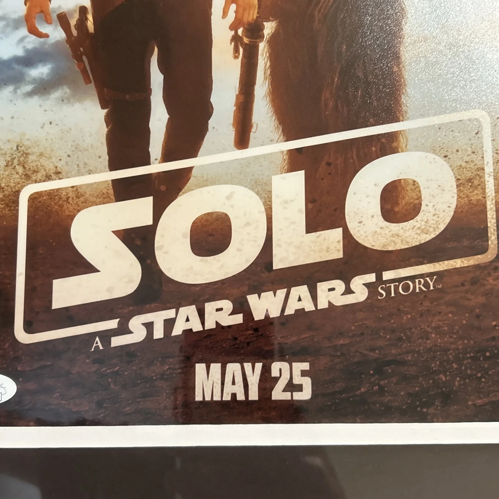 Alden Ehrenreich — Alden Ehrenreich Signed Solo A Star Wars Story 11x16 Framed JSA, изображение 4