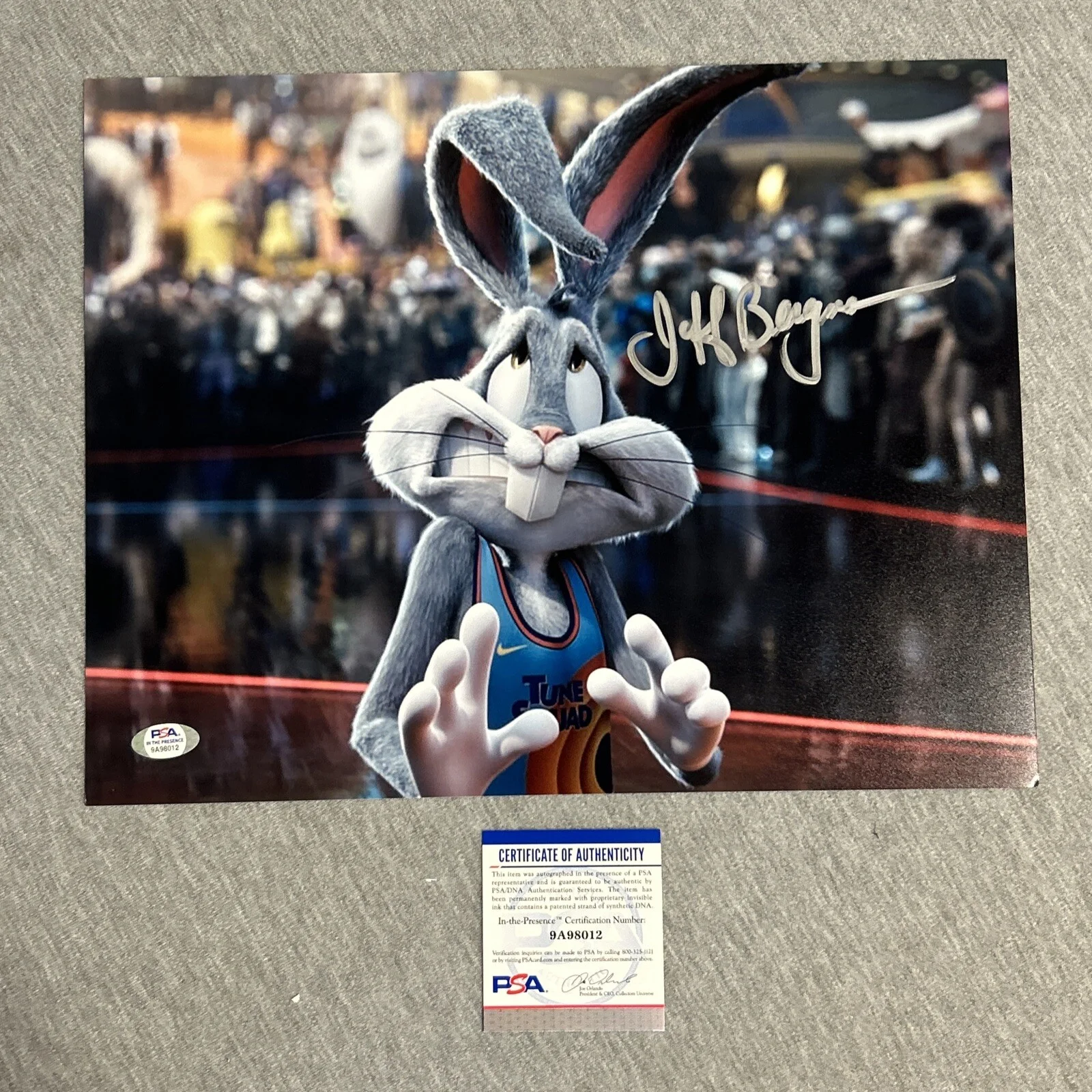 Jeff Bergman — Jeff Bergman signed autograph 11x14 Space Jam A New Legacy Bugs Bunny Photo PSA