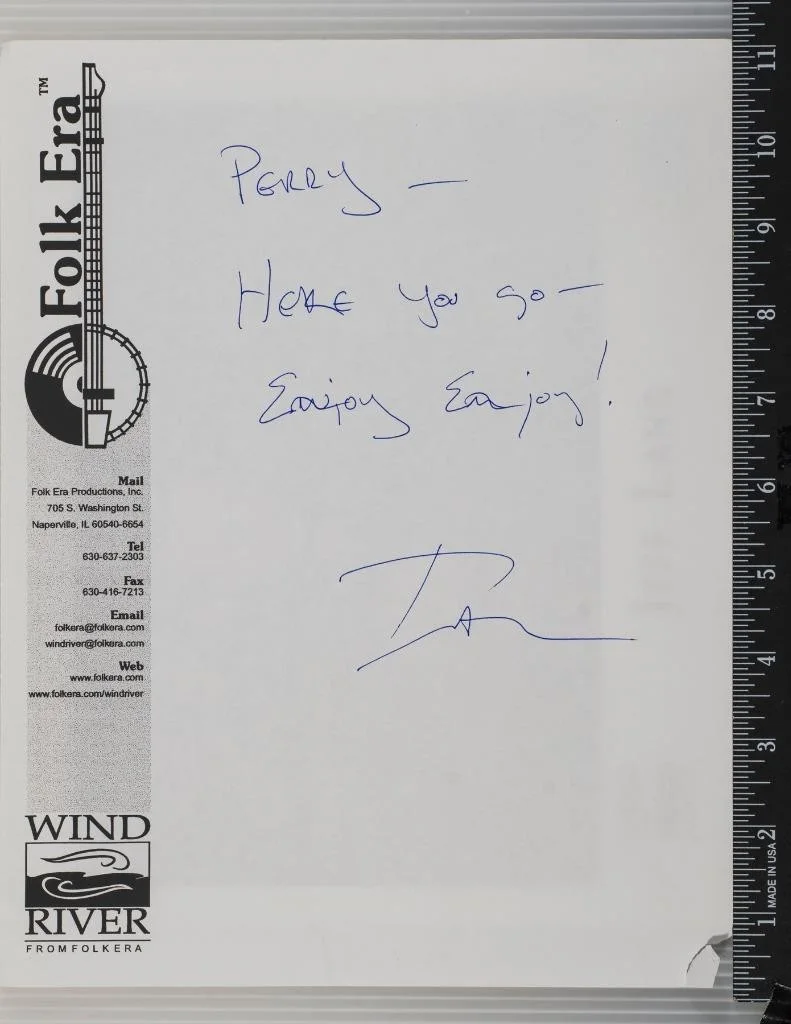 Jeff Lang Autograph Signed Note w/ Promotional Photo, image 2