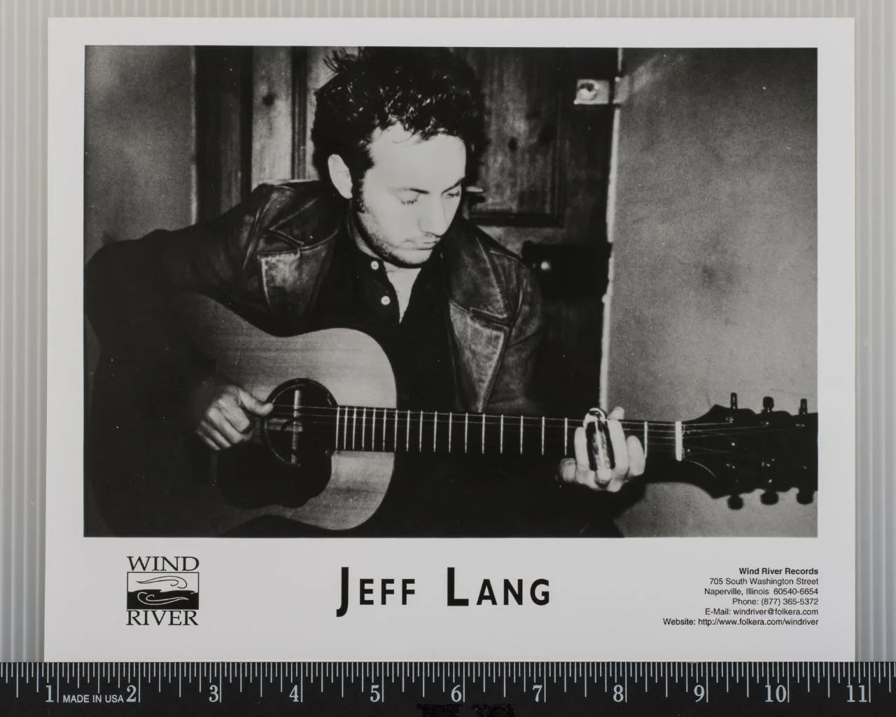 Jeff Lang Autograph Signed Note w/ Promotional Photo, image 3