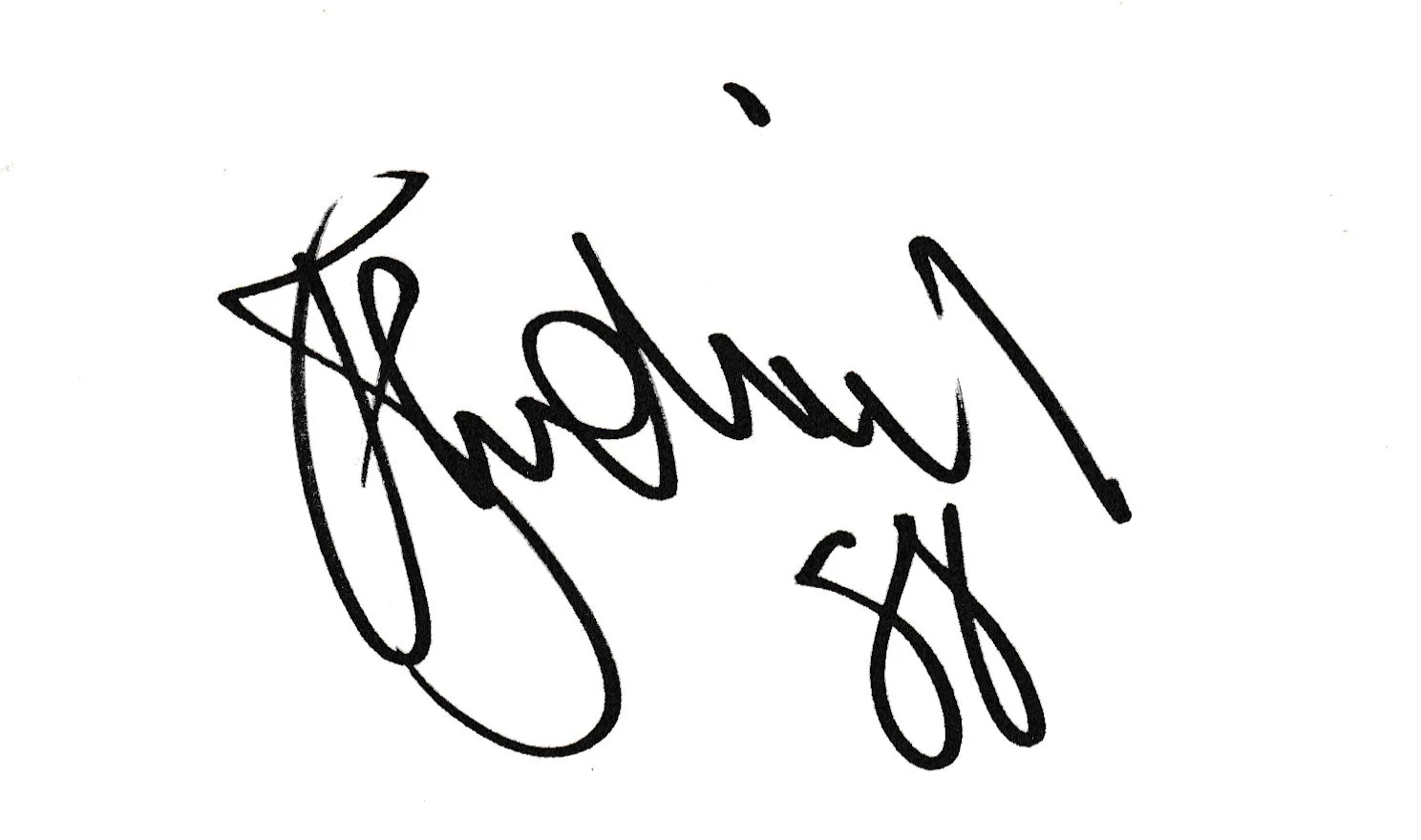 RYAN O'NEAL — RYAN O'NEAL . Autograph . Hand signed . 3-5 Inch . Very good condition .