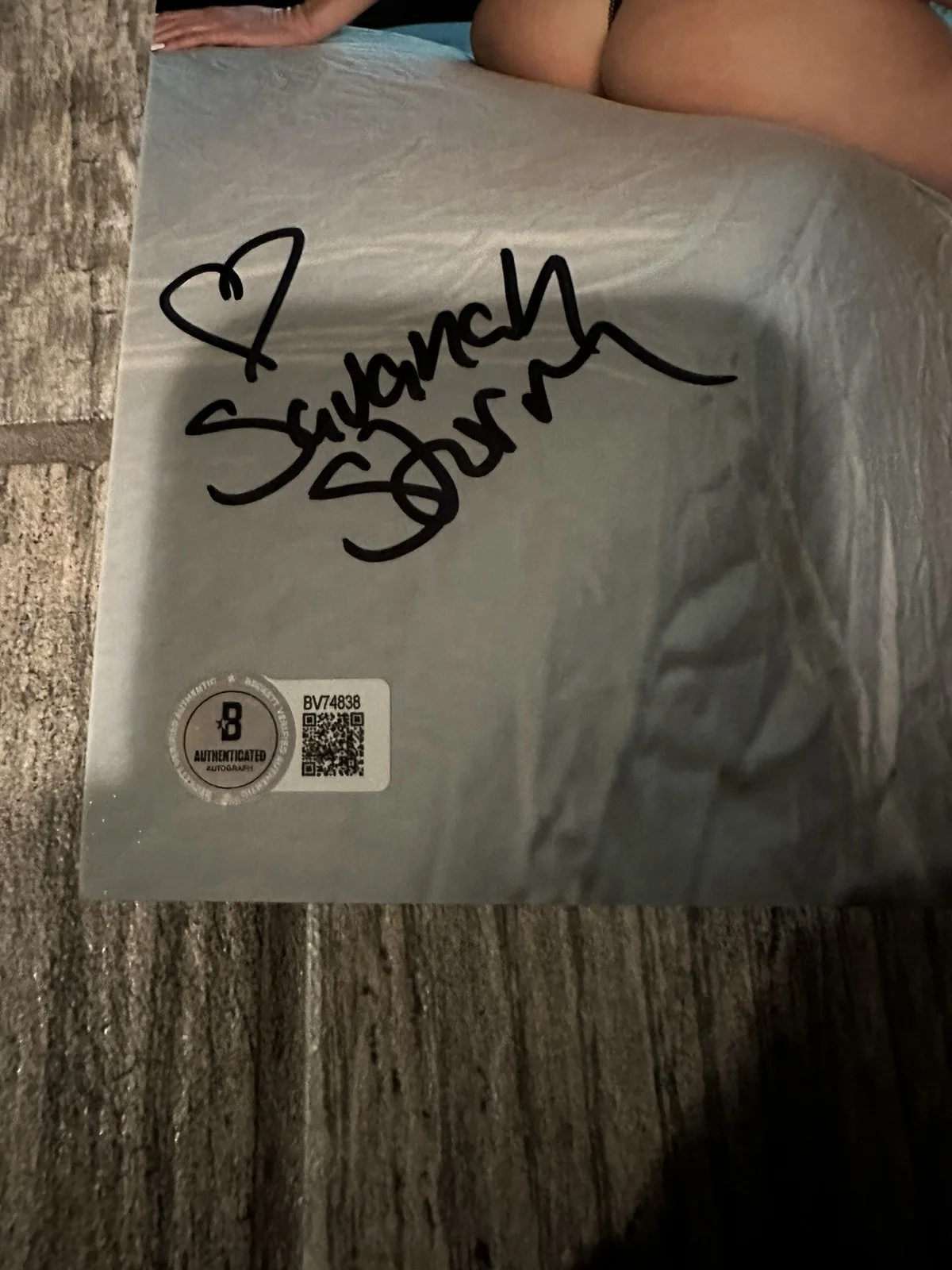 SAVANAH STORM SIGNED 8X10 PHOTO STAR AUTOGRAPHED BAS COA MODEL DANCER ADULT, изображение 2