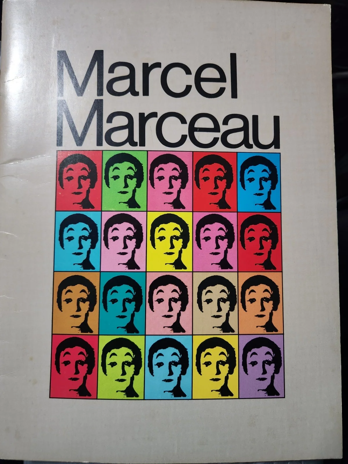 Marcel Marceau — 1974 Marcel Marceau Tour Program SIGNED & Inscribed Inside - Good Condition-Rare