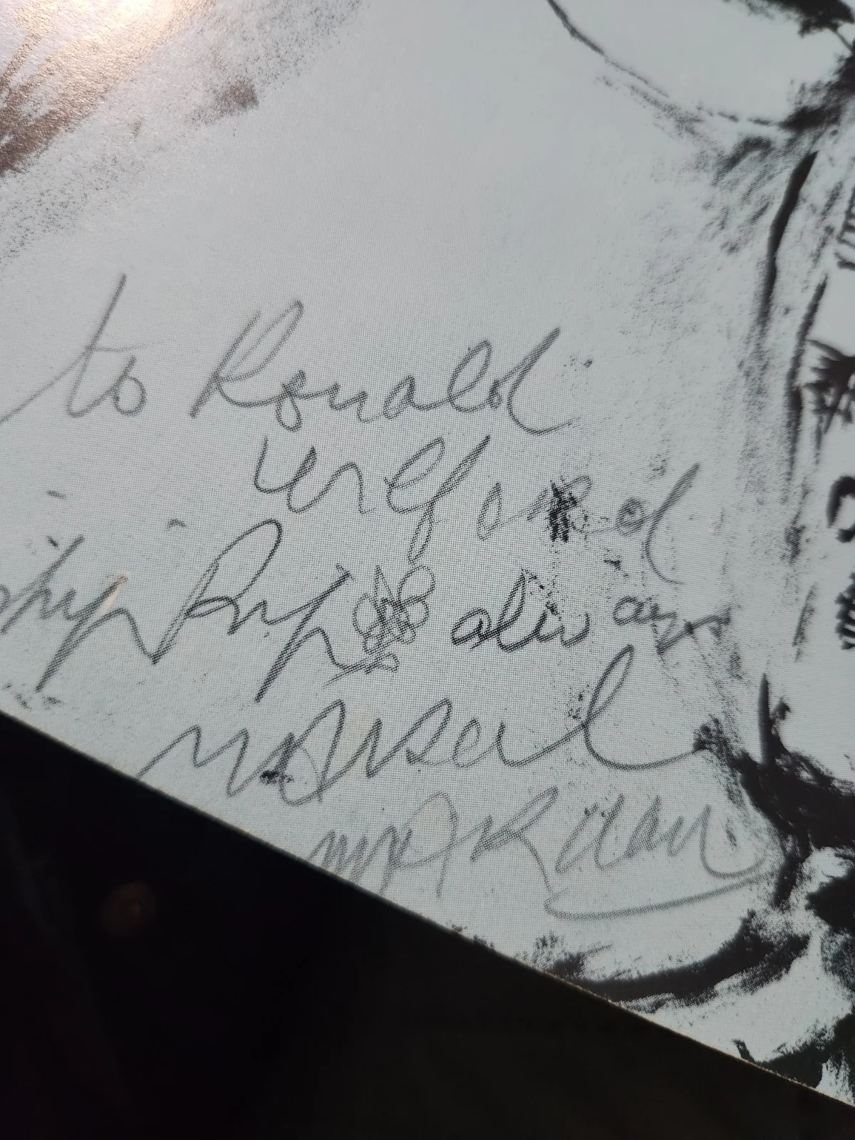 Marcel Marceau — 1974 Marcel Marceau Tour Program SIGNED & Inscribed Inside - Good Condition-Rare, image 3