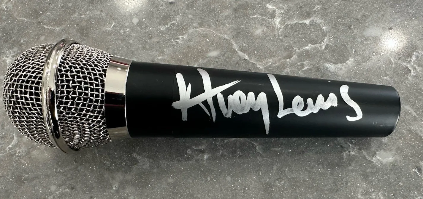 Huey Lewis And The News Signed MICROPHONE Huey Lewis Autographed Mic Beckett, изображение 5